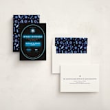 "Neon Glow - B’nai / Bat / Bar Mitzvah Invitation" - Mitzvah Invitations in Lagoon by Anne Retter - SchoepfergeistArt - Assembled