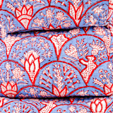 "Blue Arch Toiletry Bag - Medium" - Makeup Bag in blue by Inner Child