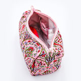 "Pink Arch Toiletry Bag - Large" - Makeup Bag in pink by Inner Child