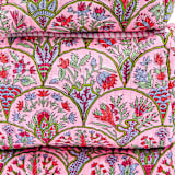 "Pink Arch Toiletry Bag - Large" - Makeup Bag in pink by Inner Child