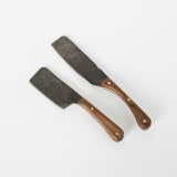 "The Large Hand-Forged Knife in Walnut" - Kitchen Tools in natural by Millstream Home