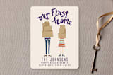 "Our First Home" - Moving Announcements in Grapefruit by Drift Design Co. - Front