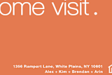 "We've Moved. Come Visit." - Moving Announcements in Orange Dream by Amanda Larsen Design - Close-Up