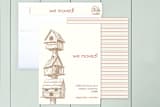 "Birdhouses" - Moving Announcements in Chocolate by Three Kisses Studio - Assembled