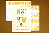 "Coordinates" - Moving Announcements in Sunshine by Lisa Cersovsky - Assembled