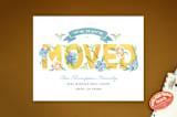 "Blooming" - Moving Announcements in Marigold by Rochelle Renee - Front