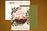 "Home Tweet Home" - Moving Announcements in Peach by Emily Hein - Assembled