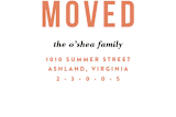 "Modern Move" - Moving Announcements in Coral by Carly Reed Walker - Close-Up