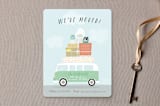 "Moving Van" - Moving Announcements in Mint by Itsy Belle Studio - Front