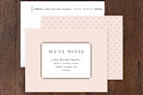 "Modern Border" - Moving Announcements in Blush by Monica Schafer - Assembled