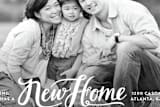 "New Home Here We Come" - Moving Announcements in Cotton by Kristen Smith - Close-Up