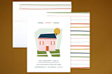 "New On The Block" - Moving Announcements in Strawberry by Angela Marzuki - Assembled