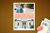 "New Spouse, New House" - Moving Announcements in Apricot by Erica Krystek - Front