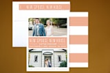 "New Spouse, New House" - Moving Announcements in Apricot by Erica Krystek - Assembled