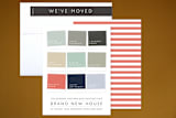 "Swatches" - Moving Announcements in Charcoal by Bethany Anderson - Assembled