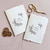 "His and Hers Vow Book Set- Light Grey Tonal" - Wedding Vow Books in gray by Jen Simpson