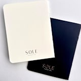 "Black & Cream Luxe Vow Books - Gold Foil, Set of 2, Unisex" - Wedding Vow Books in black by Eva Tadros