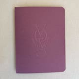"Luxe Embossed Unisex Vow Books, Set of Two" - Wedding Vow Books in pink by Eva Tadros