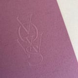 "Luxe Embossed Unisex Vow Books, Set of Two" - Wedding Vow Books in pink by Eva Tadros