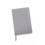 "Linen Wedding Vows Book | Gold Foil on Grey Linen" - Wedding Vow Books in gray by Jessica Cunningham