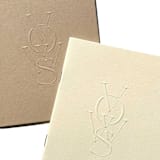 "Stone & Cream, Luxe Embossed Vow Books, Set of 2 - Blank Pages, Unisex" - Wedding Vow Books in natural by Eva Tadros