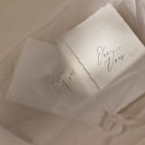 "'Our Vows' Wedding Vow Books, Set of Two" - Wedding Vow Books in white by Studio Lavender