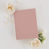 "Dusty Pink Wedding Vow Books, Set of Two" - Wedding Vow Books in pink by Studio Lavender