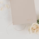 "Mist Wedding Vow Books, Set of Two" - Wedding Vow Books in beige by Studio Lavender