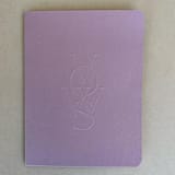"Luxe Embossed Unisex Vow Books, Set of Two, Blank Paper" - Wedding Vow Books in pink by Eva Tadros