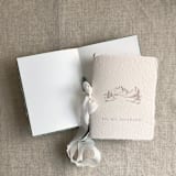 "Green mountain wedding vow books | Set of 2 books | includes 1 her vows and 1 his vows" - Wedding Vow Books in green by Ivory Invitations