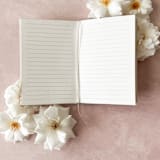 "Elegant Personalized Vow Books Set of Two" - Wedding Vow Books in beige by Barbara Gregory