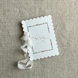 "Still bloom floral vow book | SET of 2 books | includes 1 her vows and 1 his vows" - Wedding Vow Books in white by Ivory Invitations