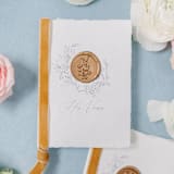 "Vow Books" - Wedding Vow Books in gold by Kassie Ana