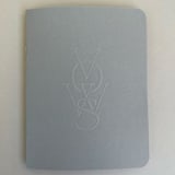 "Luxe Embossed Unisex Vow Books, Set of Two Gray" - Wedding Vow Books in gray by Eva Tadros
