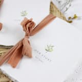 "Lemon Vow Book | Set of 2 | Size 6x4.125" - Wedding Vow Books in multicolor by Clove and Cedar Design