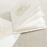 "Gold Foil Vow Books - Set of 2" - Wedding Vow Books in gold by Maria Ferrer G.