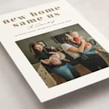"New Home Same Us" - Moving Announcements in Latte by Mansi Verma - Detail