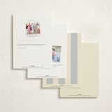 "Tailored Frame" - Moving Announcements in Champagne by Baumbirdy - Back of Card Options