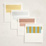"Label" - Moving Announcements in Sunflower by Morgan Kendall - Envelope Liner Options