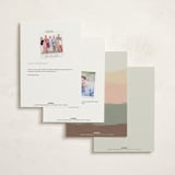 "desert crayon drawing" - Moving Announcements in Olive by Cass Loh - Back of Card Options