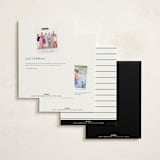 "We Moved" - Moving Announcements in Snow by Angela Garrick - Back of Card Options