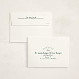 "Little Festive House" - Moving Announcements in Mint by Leia Matt - FREE Recipient Addressing