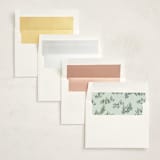 "Little Festive House" - Moving Announcements in Mint by Leia Matt - Envelope Liner Options
