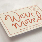"Sealed and Delivered" - Moving Announcements in Tomato by Inkblot Design - Detail