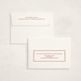 "Sealed and Delivered" - Moving Announcements in Tomato by Inkblot Design - FREE Recipient Addressing