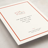 "Snail Mail" - Moving Announcements in Tomato by Megan Davis - Detail