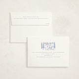 "Toile Home" - Moving Announcements in Sky by Teju Reval - FREE Recipient Addressing