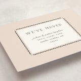 "Modern Border" - Moving Announcements in Blush by Monica Schafer - Detail