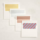 "Mail Time" - Moving Announcements in Berry by Lea Delaveris - Envelope Liner Options
