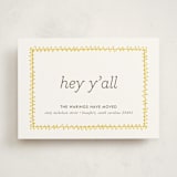 "Mason Dixon Lines" - Moving Announcements in Sunshine by kelli hall - Front
